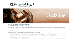 Desktop Screenshot of demeteralilegal.com